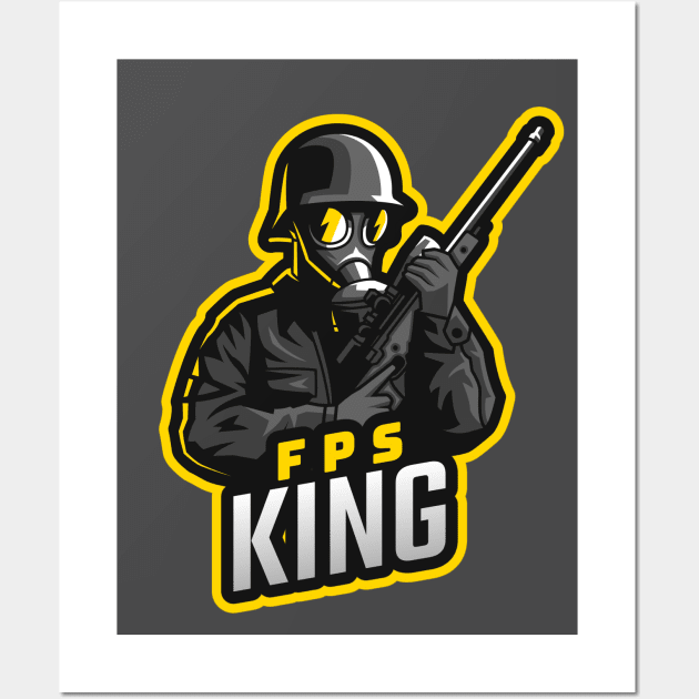 FPS King Wall Art by Dead Presidents Studio